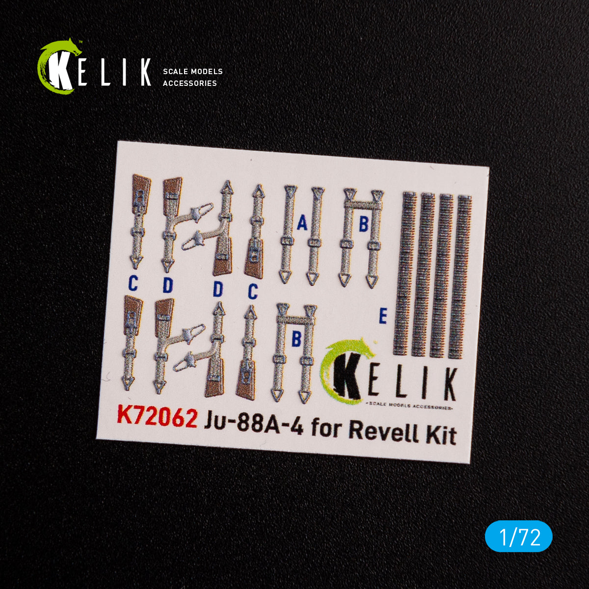Kelik K3D72062 1:72 Junkers Ju-88A-4 interior