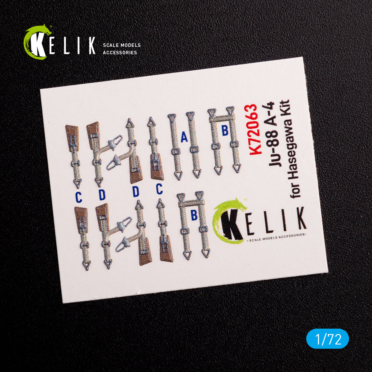 Kelik K3D72063 1:72 Junkers Ju-88A-4 interior