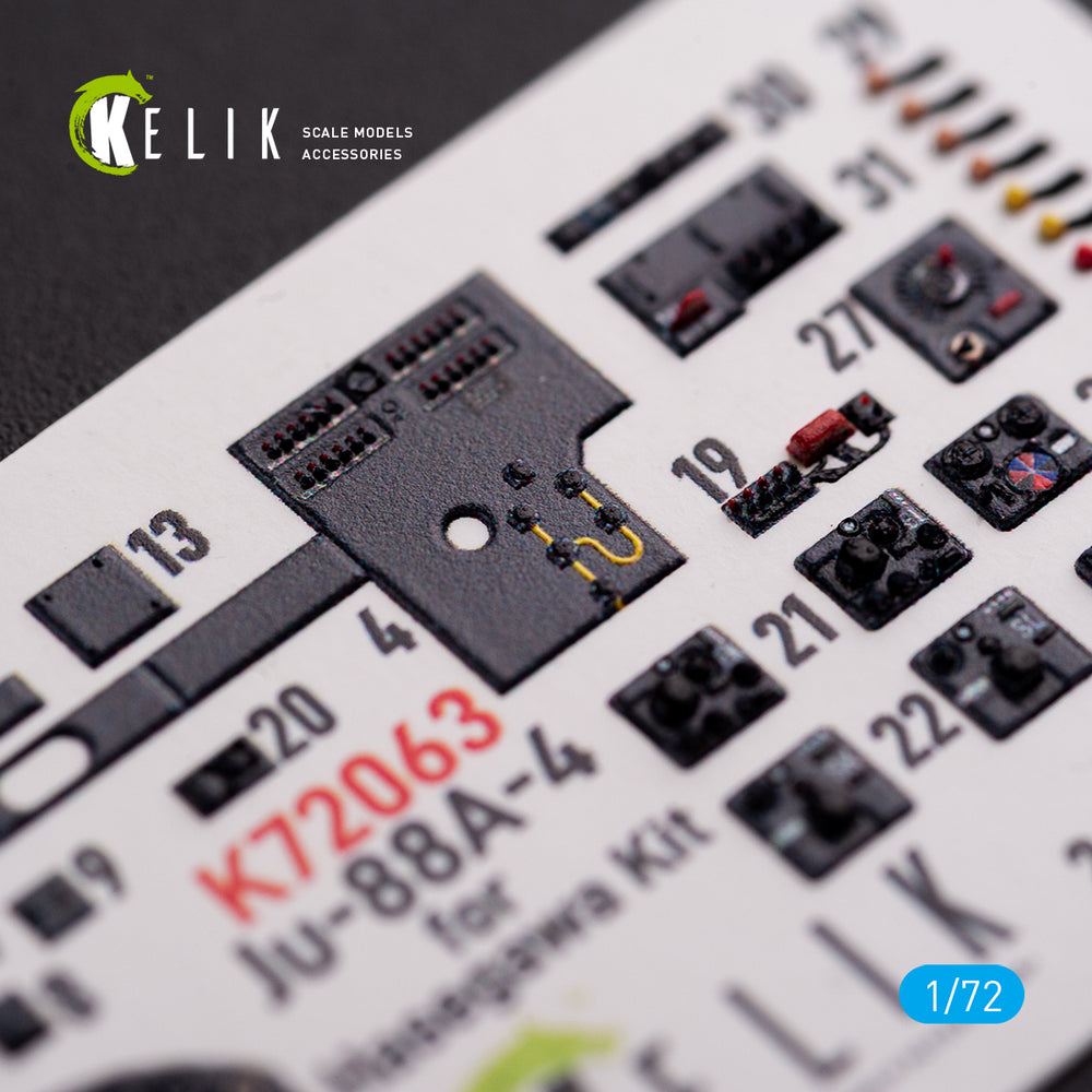 Kelik K3D72063 1:72 Junkers Ju-88A-4 interior