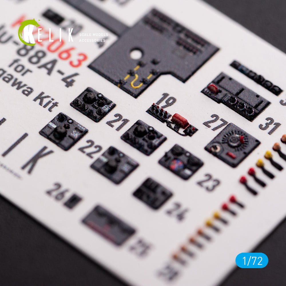 Kelik K3D72063 1:72 Junkers Ju-88A-4 interior