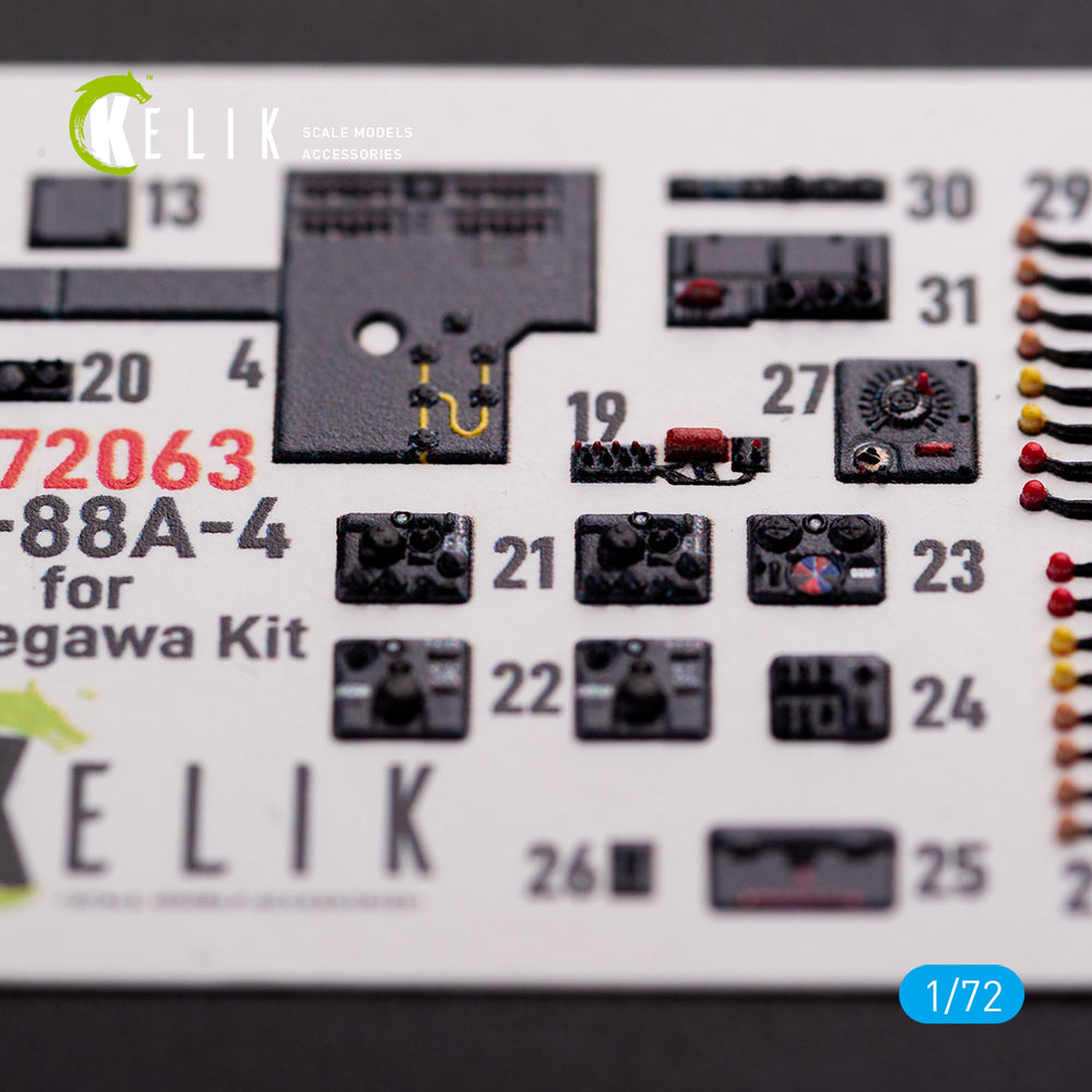 Kelik K3D72063 1:72 Junkers Ju-88A-4 interior