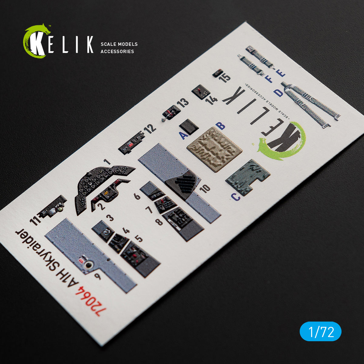 Kelik K3D72064 1:72 Douglas A1H Skyraider interior