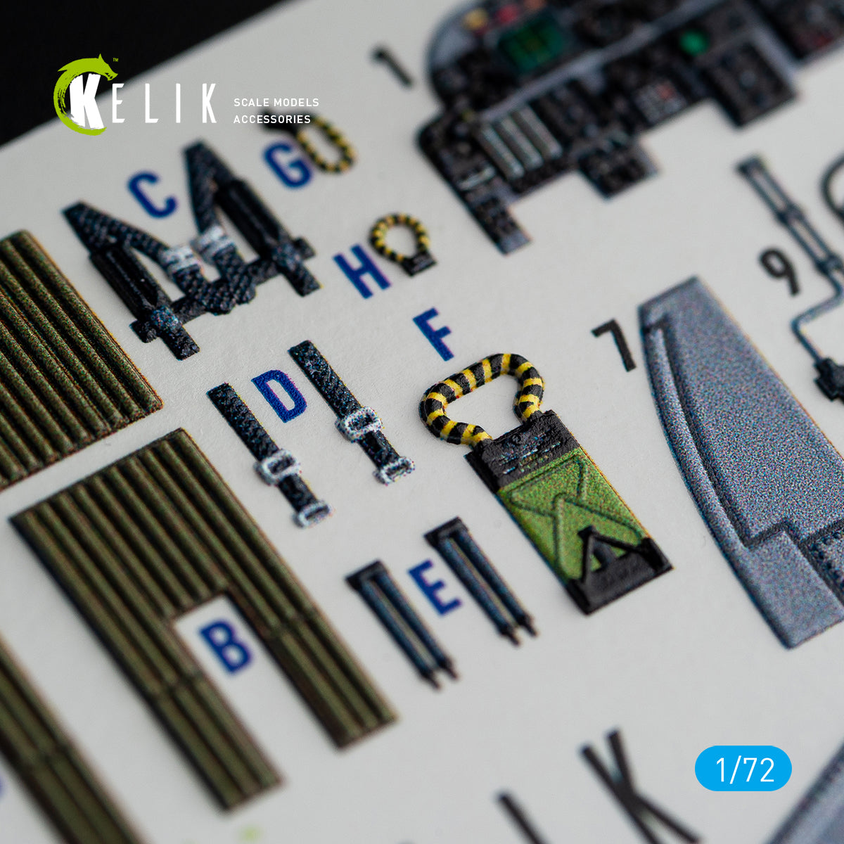 Kelik K3D72067 1:72 Grumman A-6E Intruder interior