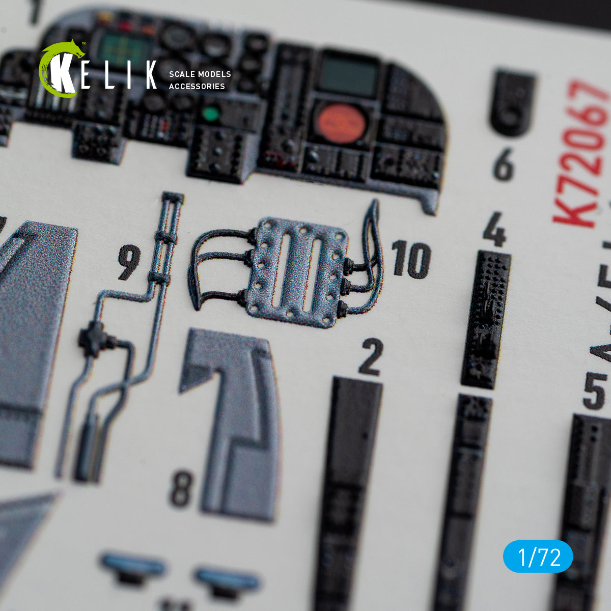 Kelik K3D72067 1:72 Grumman A-6E Intruder interior