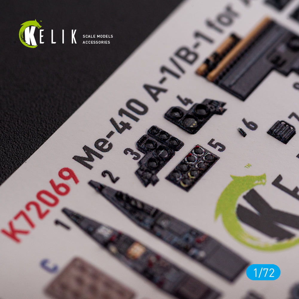 Kelik K3D72069 1:72 Messerschmitt Me-410A-1 interior