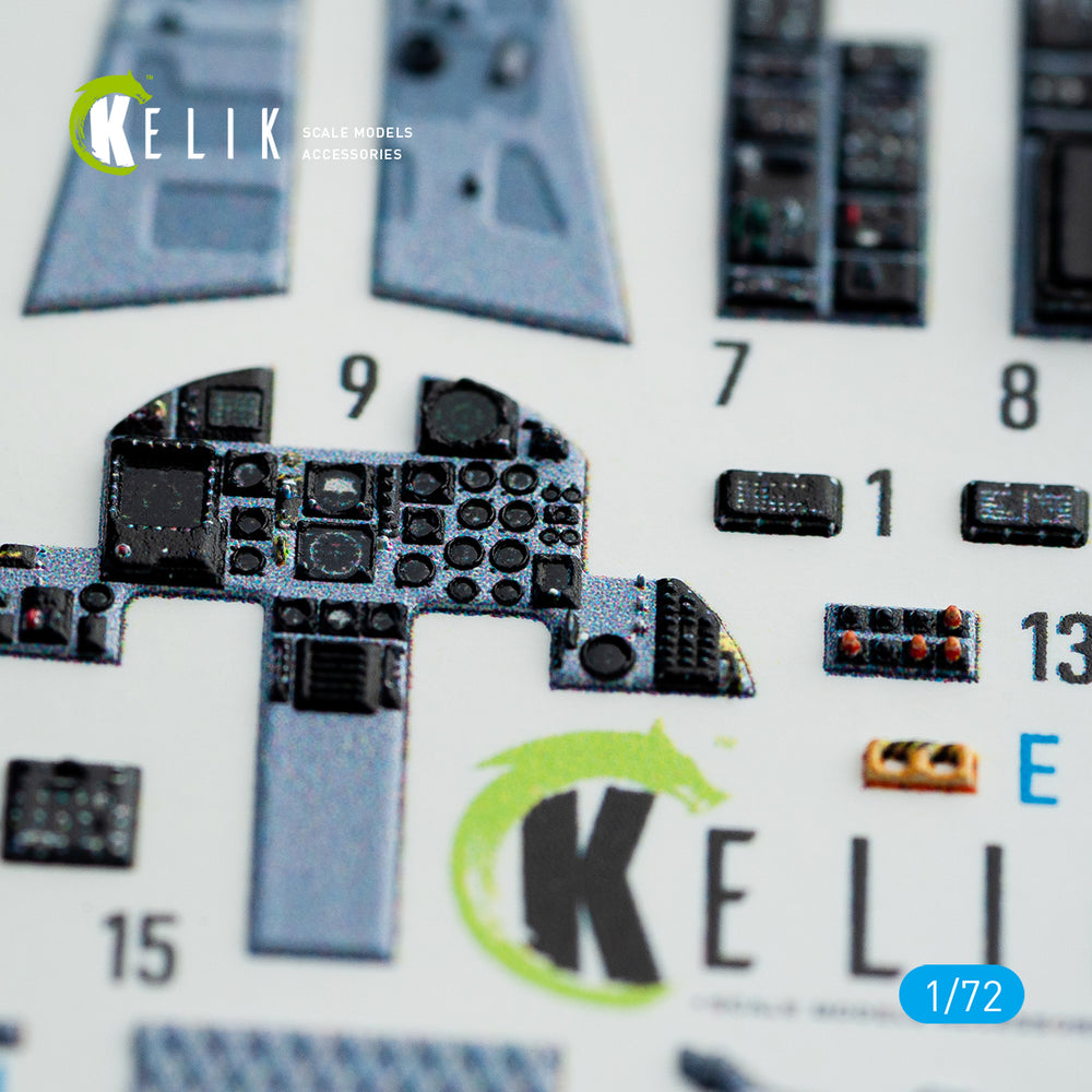 Kelik K3D72071 1:72 McDonnell F-15J Eagle interior
