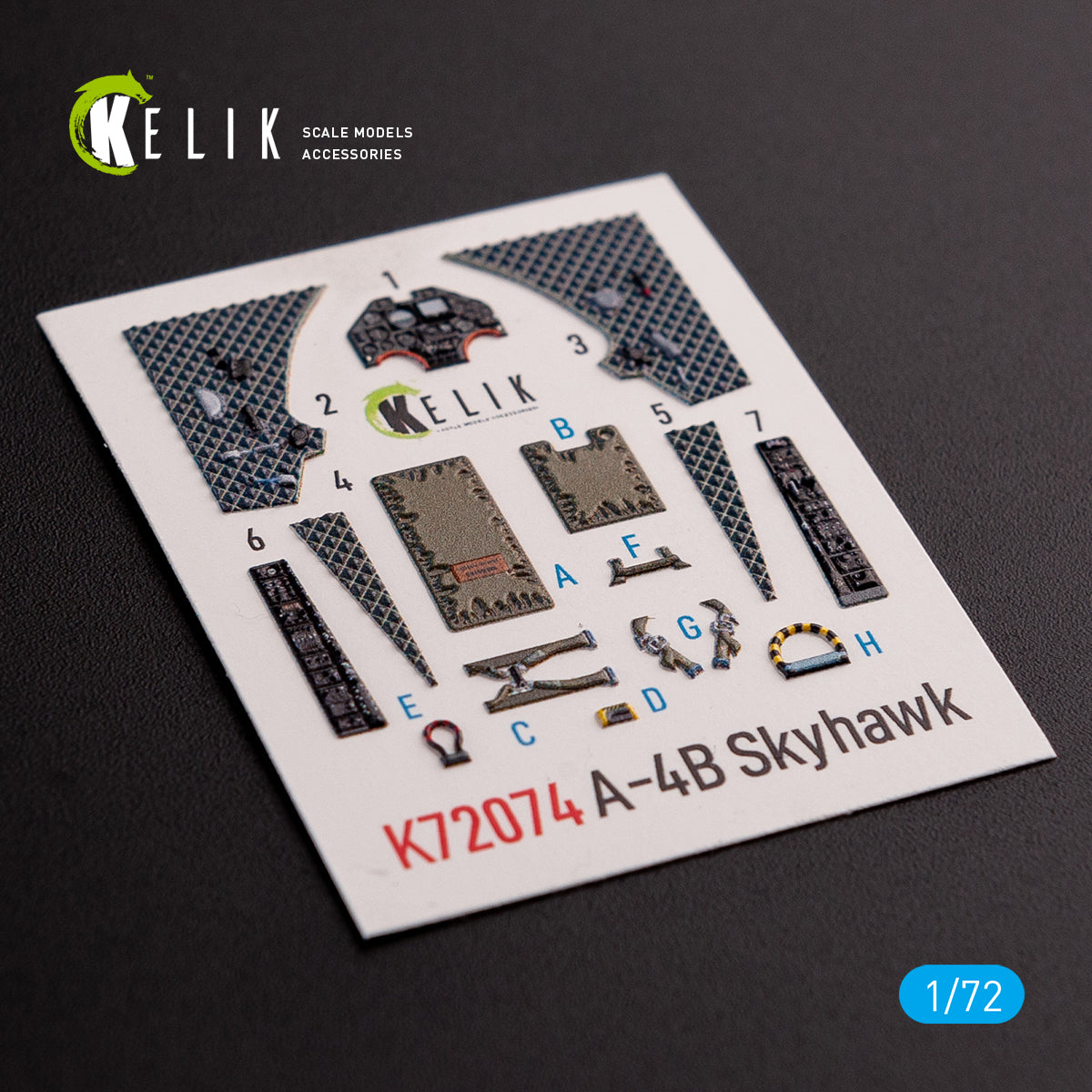 Kelik K3D72074 1:72 Douglas A-4B "Skyhawk" interior