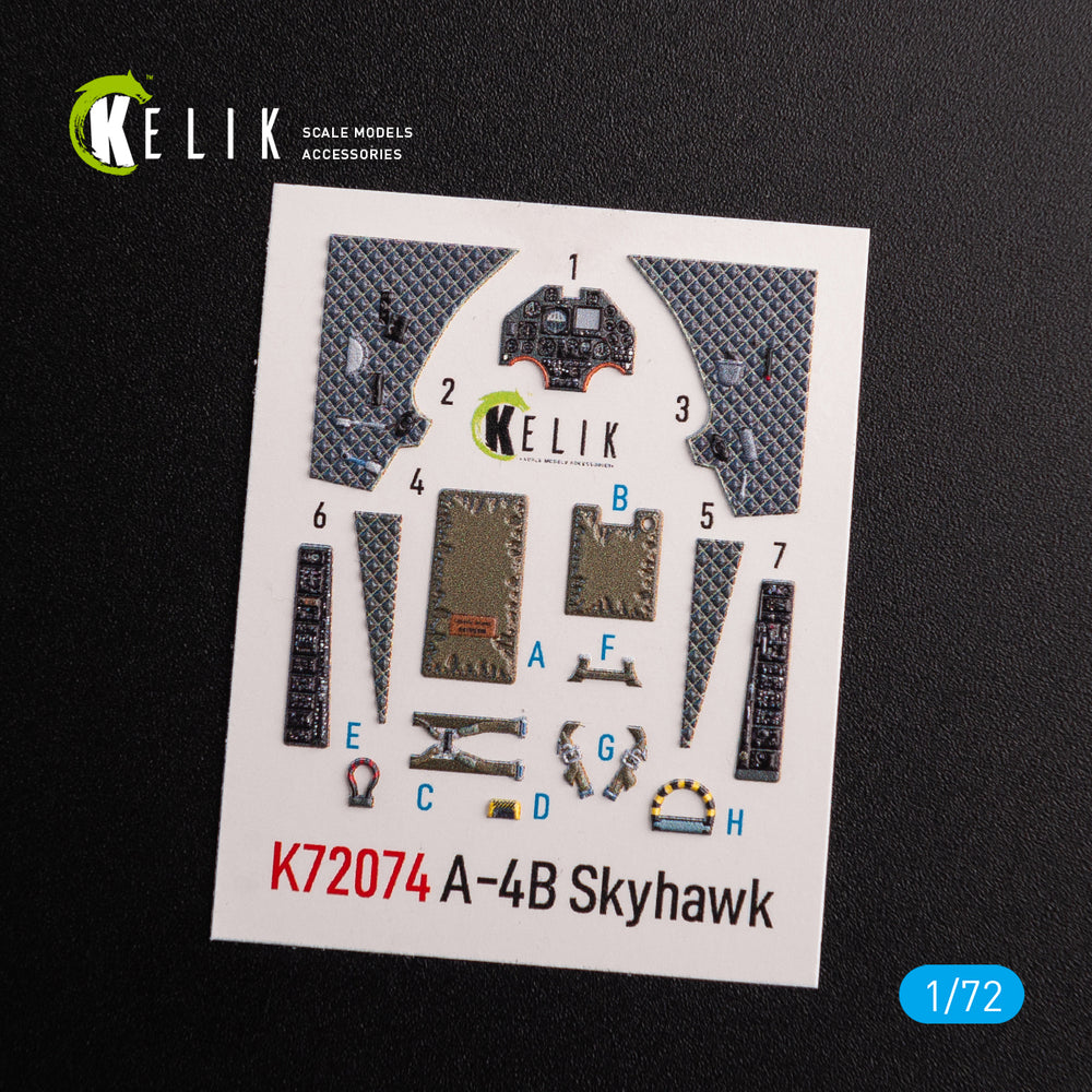 Kelik K3D72074 1:72 Douglas A-4B "Skyhawk" interior