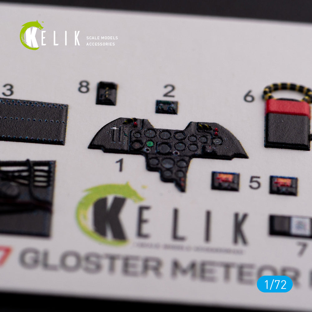 Kelik K3D72077 1:72 Gloster Meteor F.8 interior