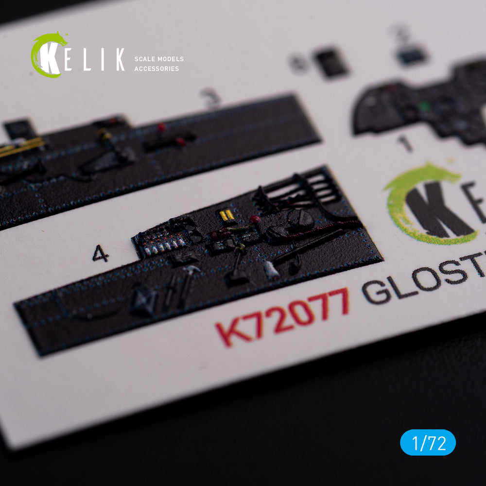 Kelik K3D72077 1:72 Gloster Meteor F.8 interior