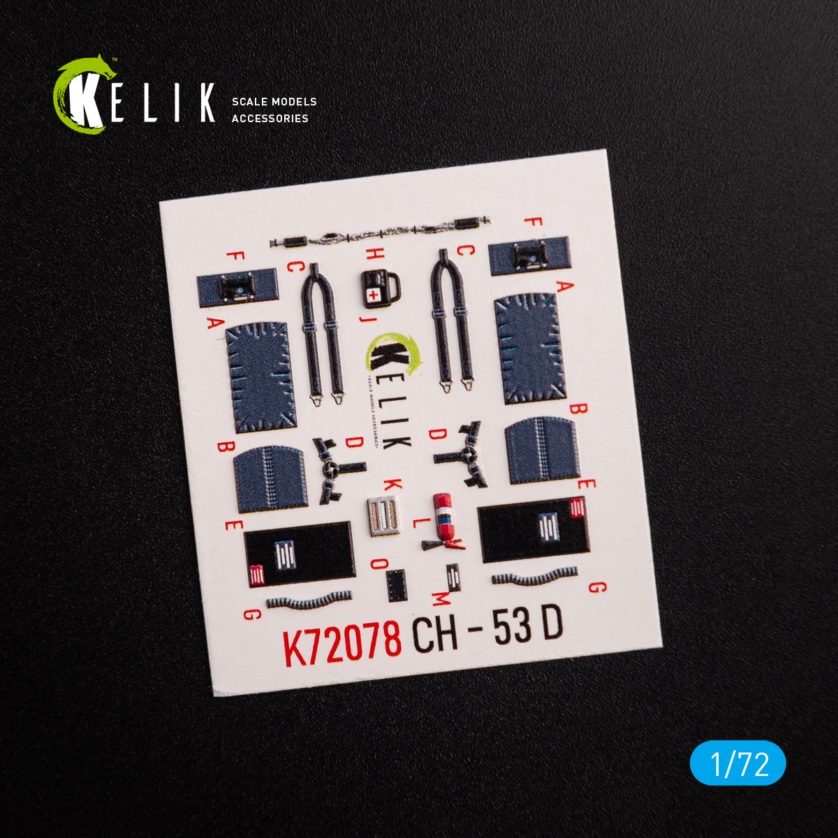 Kelik K3D72078 1:72 Sikorsky CH-53D Sea Stallion interior