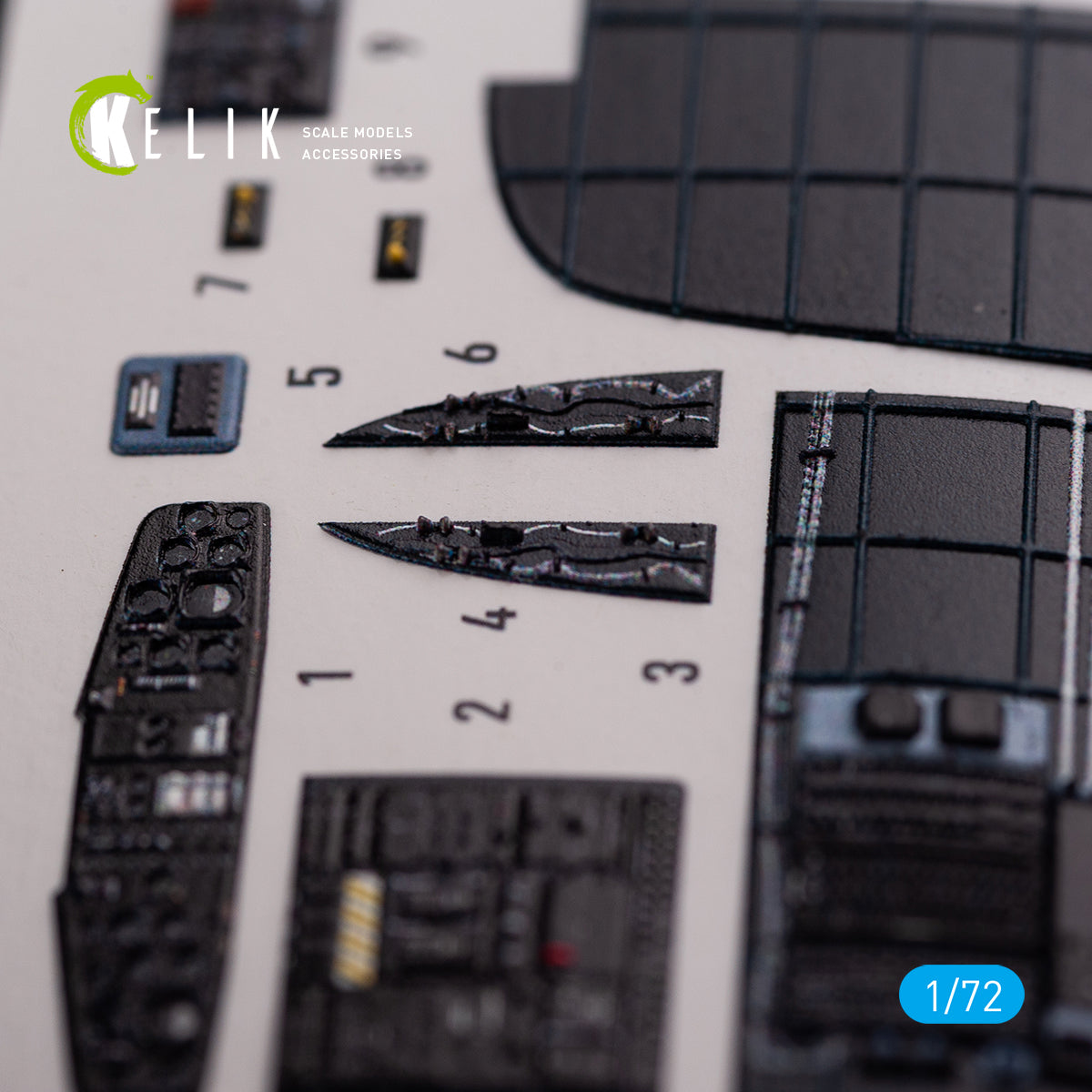 Kelik K3D72078 1:72 Sikorsky CH-53D Sea Stallion interior