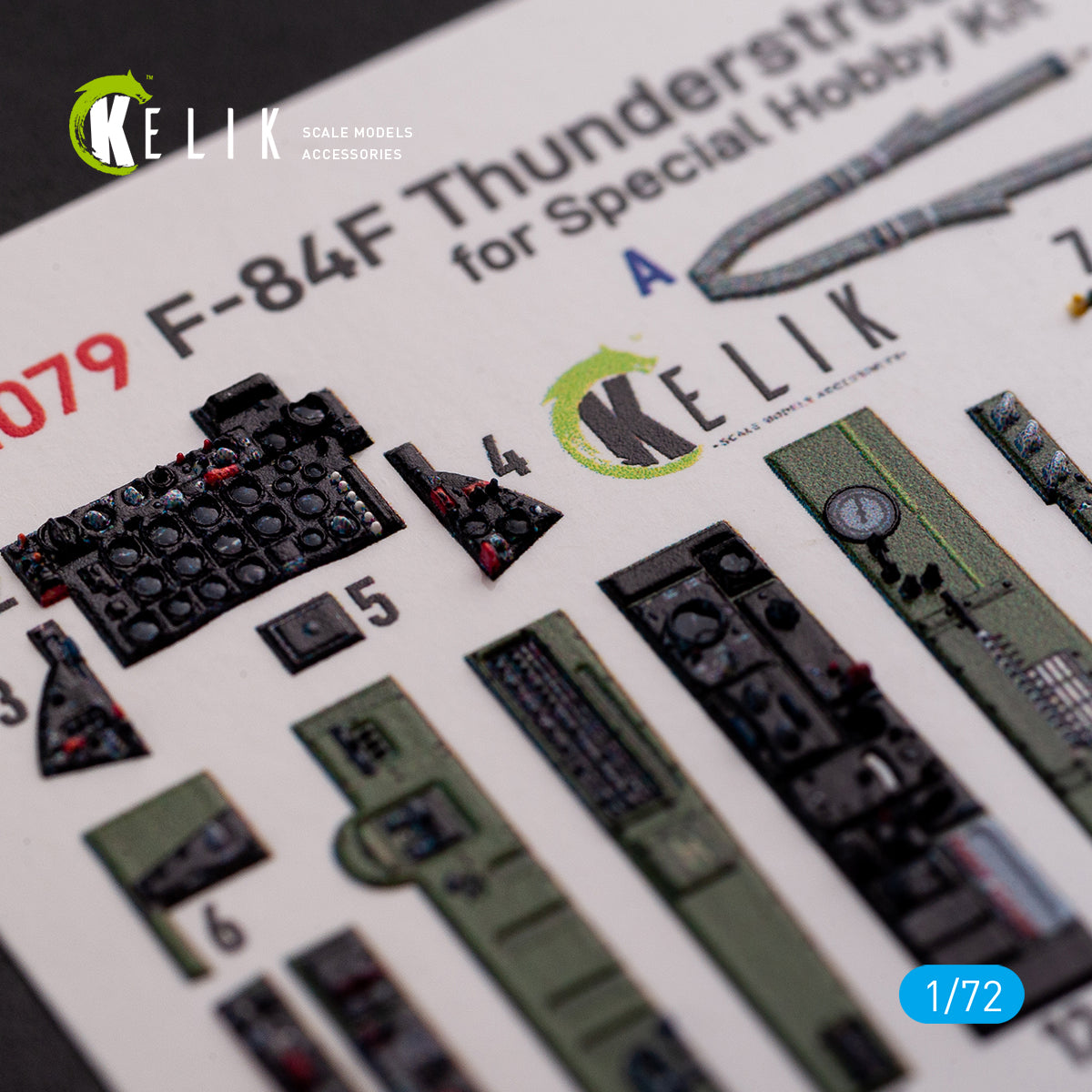 Kelik K3D72079 1:72 Republic F-84F Thunderstreak interior
