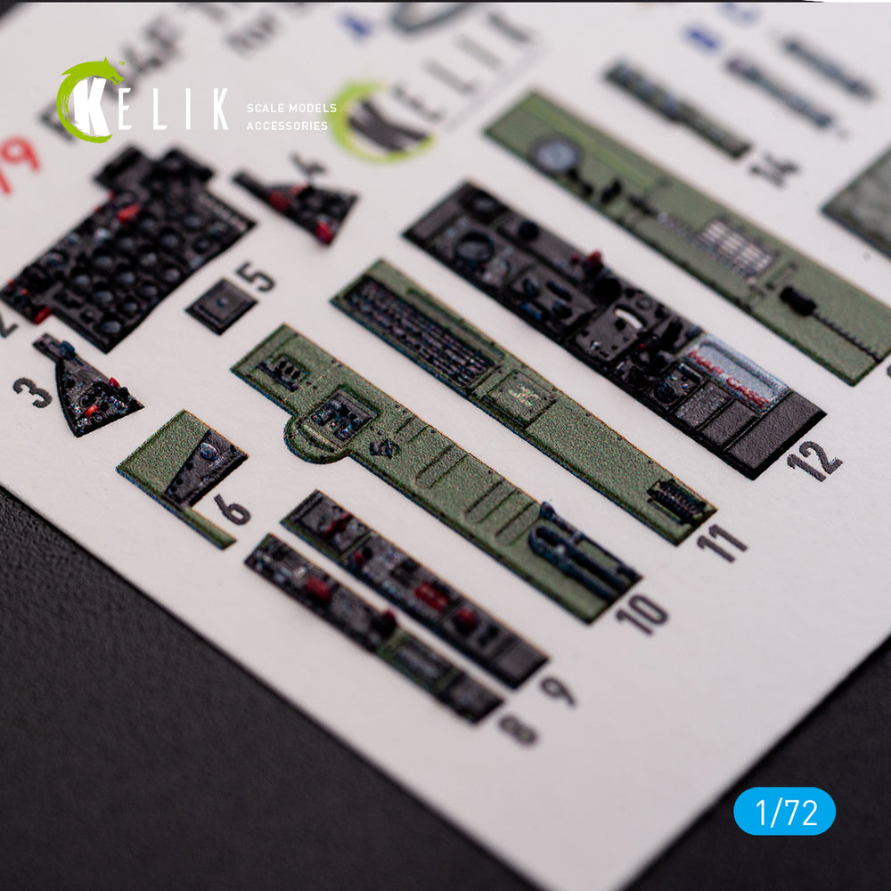 Kelik K3D72079 1:72 Republic F-84F Thunderstreak interior