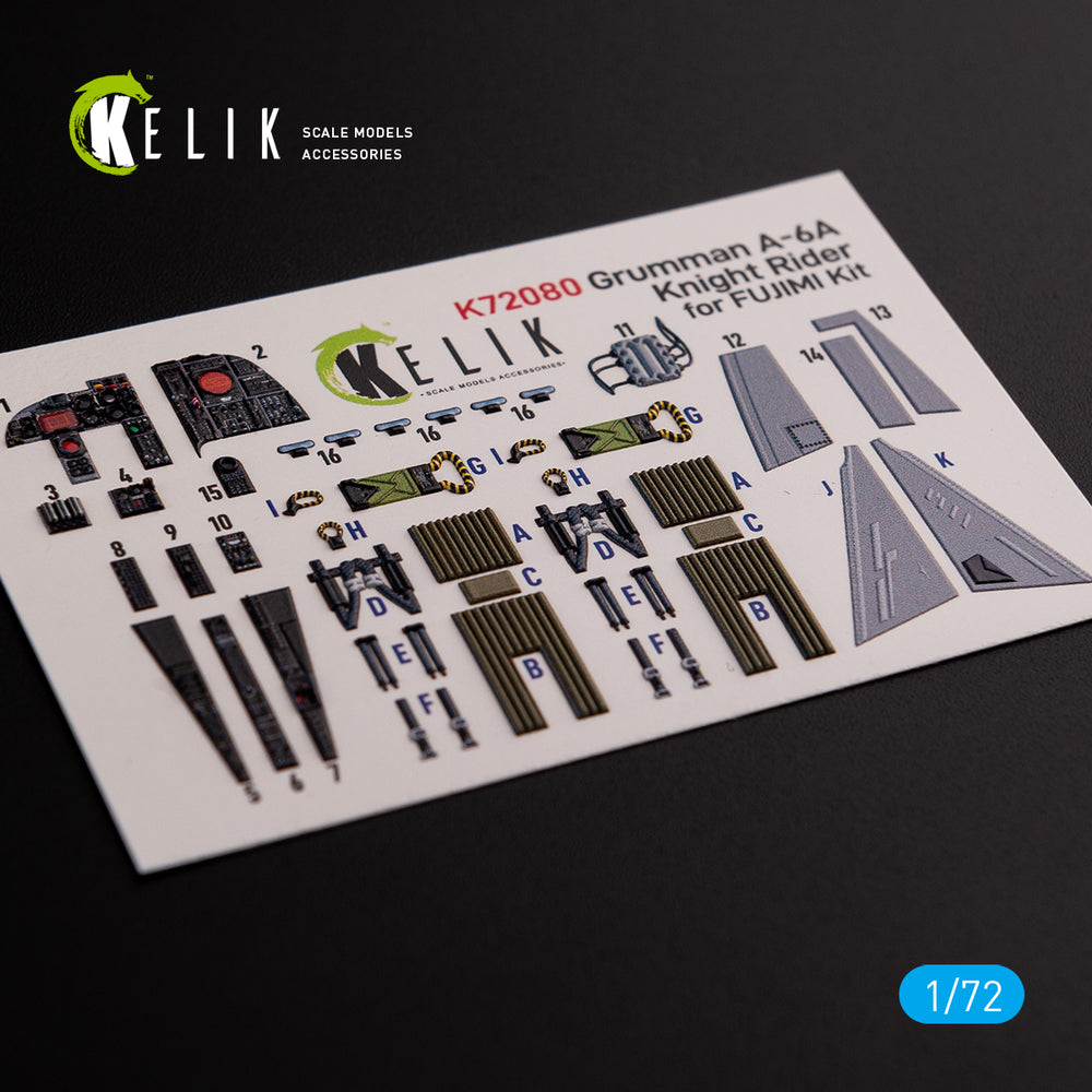 Kelik K3D72080 1:72 Grumman A-6A Knight Rider interior