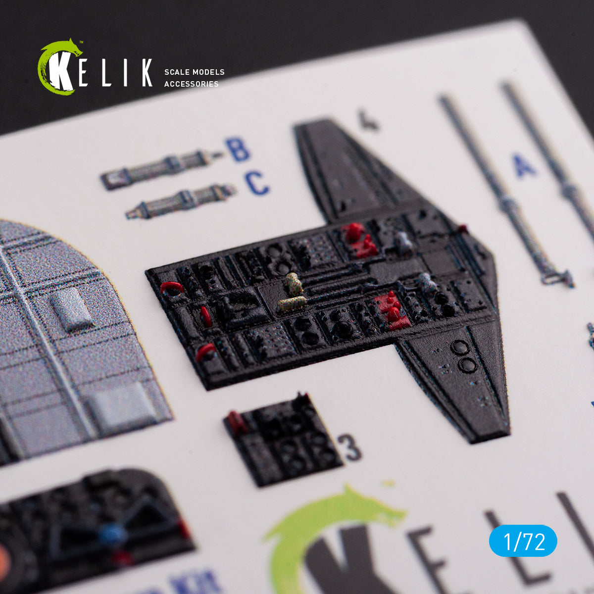 Kelik K3D72082 1:72 Grumman S-2A Tracker interior