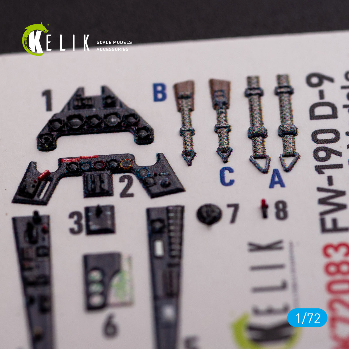 Kelik K3D72083 1:72 Focke-Wulf Fw-190D-9 interior