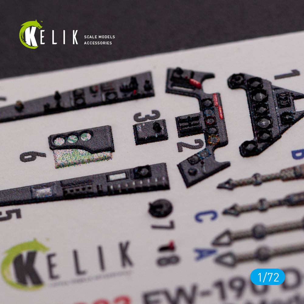 Kelik K3D72083 1:72 Focke-Wulf Fw-190D-9 interior
