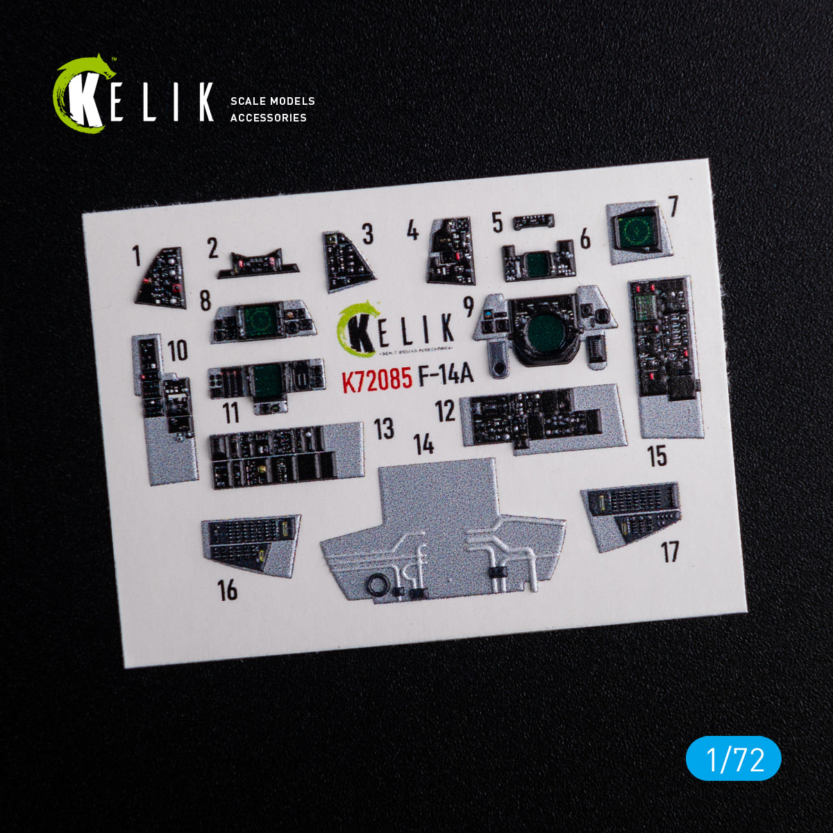 Kelik K3D72085 1:72 Grumman F-14A Tomcat