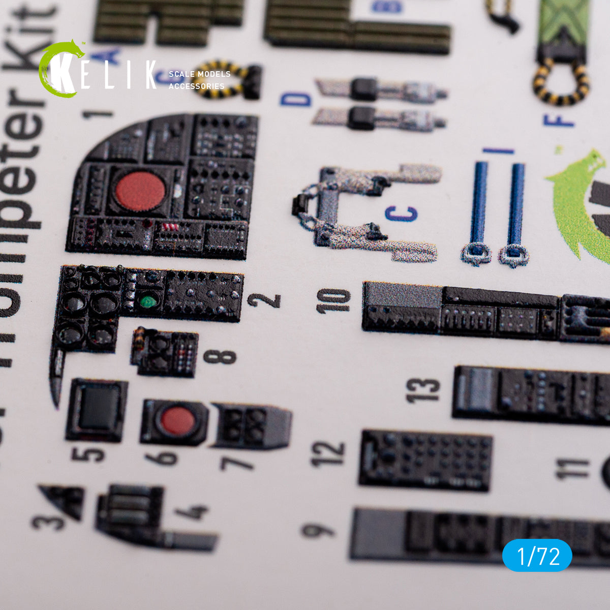 Kelik K3D72086 1:72 Grumman A-6A Intruder interior