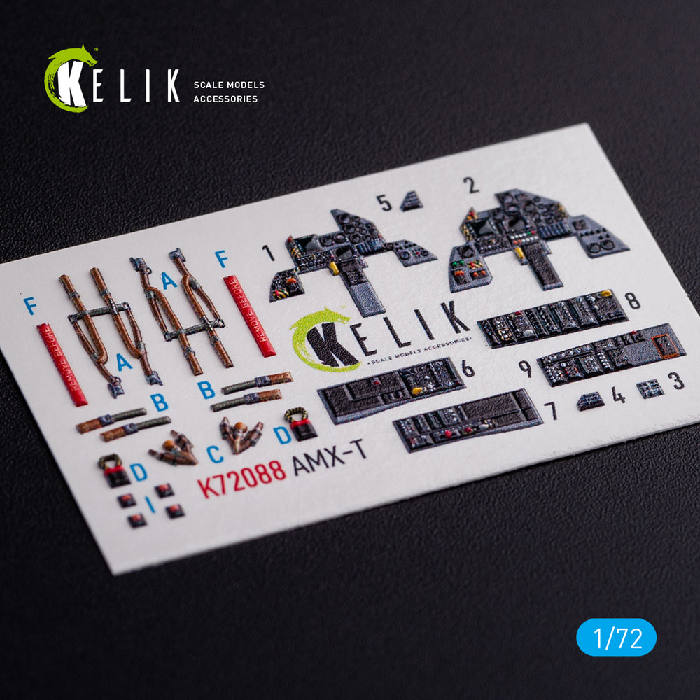 Kelik K3D72088 1:72 AMX-T interior