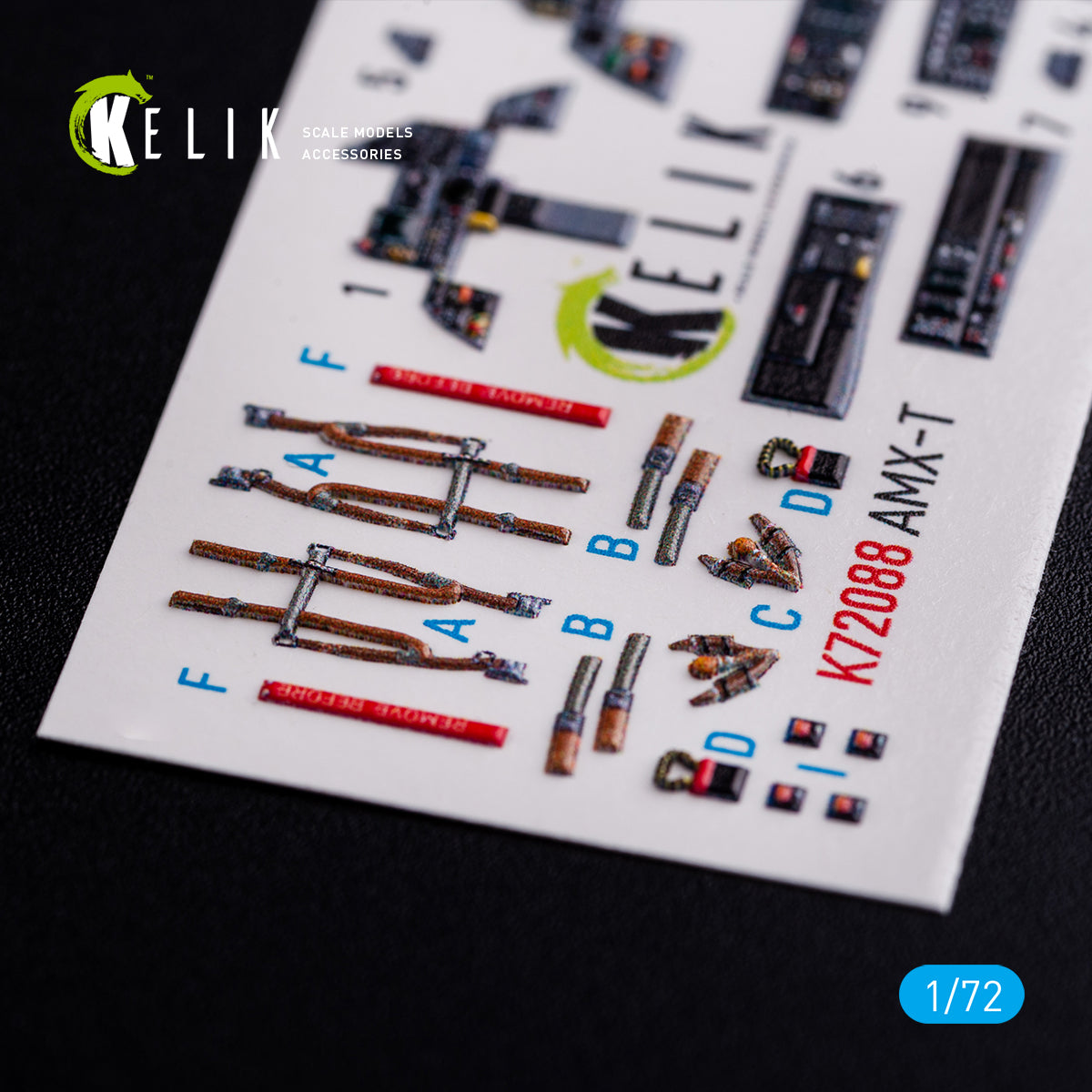 Kelik K3D72088 1:72 AMX-T interior