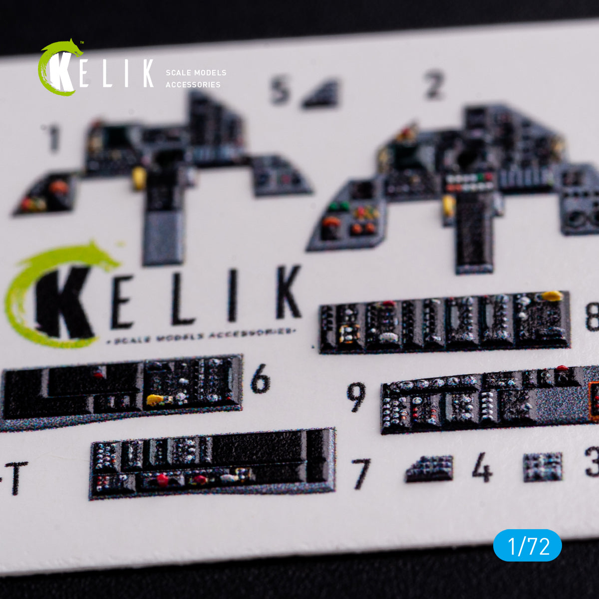 Kelik K3D72088 1:72 AMX-T interior