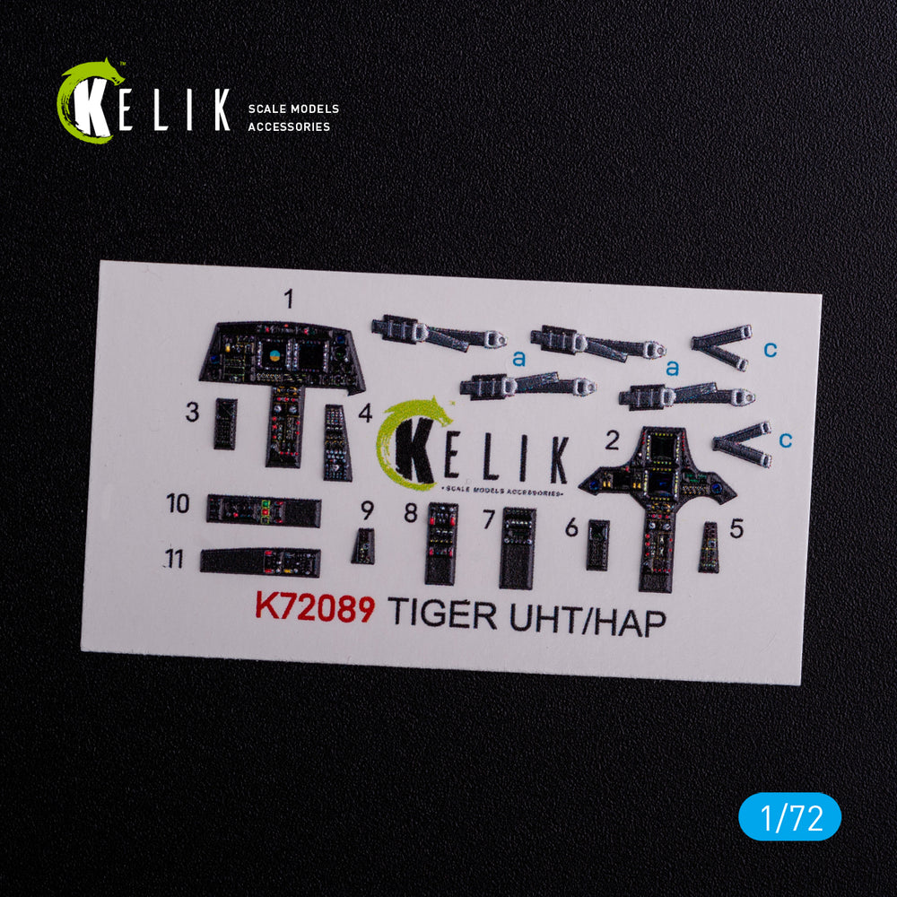Kelik K3D72089 1:72 Eurocopter Tiger UHT/HAP interior