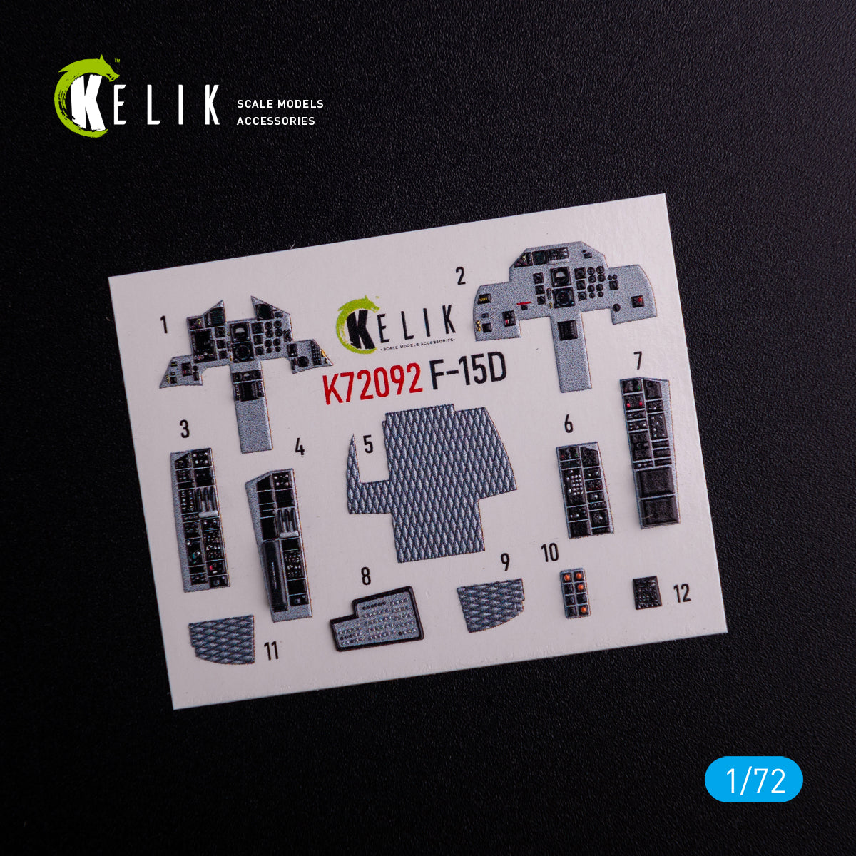 Kelik K3D72092 1:72 McDonnell F-15D Eagle