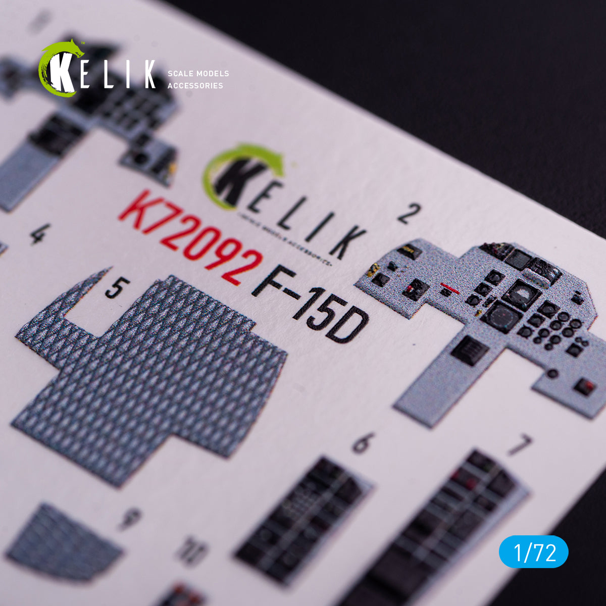 Kelik K3D72092 1:72 McDonnell F-15D Eagle