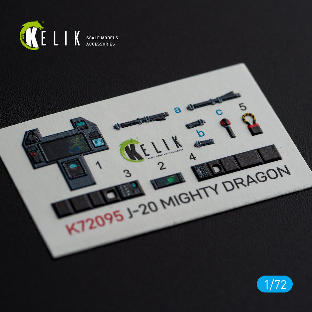 Kelik K3D72095 1:72 Chengdu Chengdu J-20 Mighty Dragon