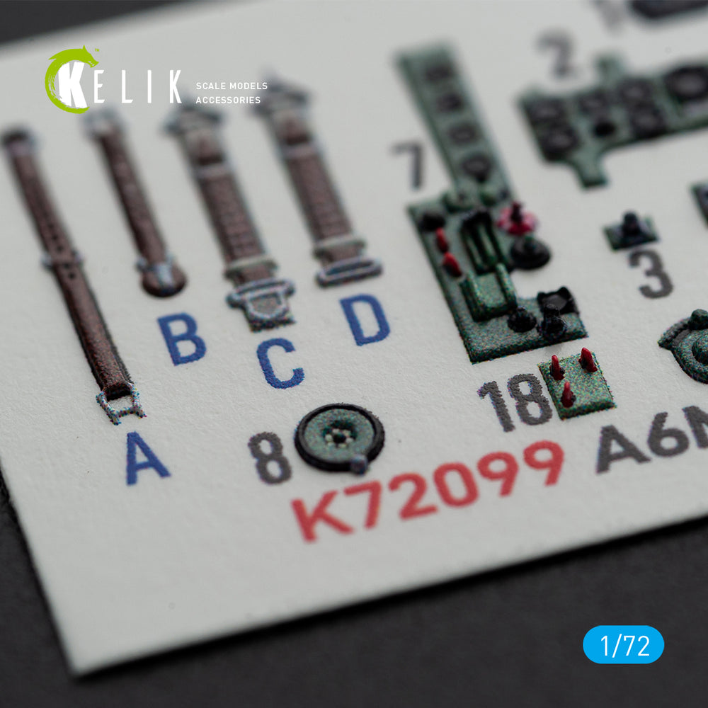 Kelik K3D72099 1:72 Mitsubishi A6M5 Zero
