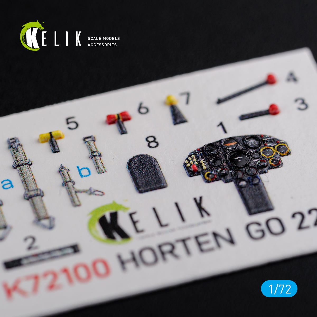 Kelik K3D72100 1:72 Horten Go-229 interior