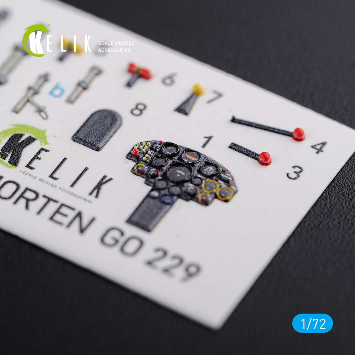 Kelik K3D72100 1:72 Horten Go-229 interior