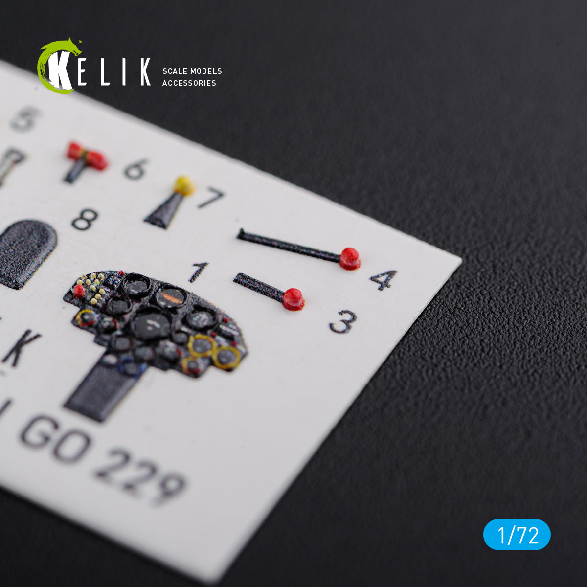 Kelik K3D72100 1:72 Horten Go-229 interior