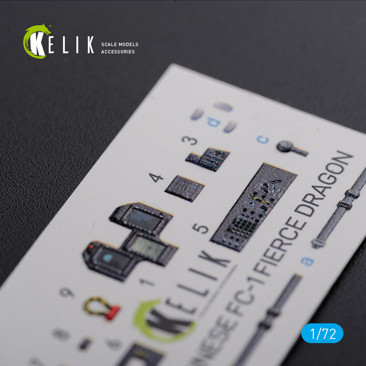 Kelik K3D72101 1:72 Chinese FC-1 Fierce Dragon interior