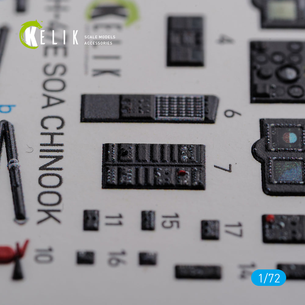 Kelik K3D72102 1:72 Sikorsky MH-47E interior