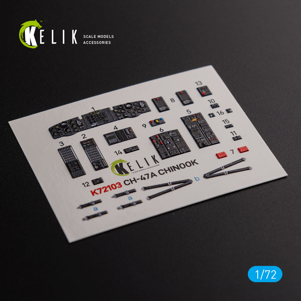 Kelik K3D72103 1:72 Boeing CH-47