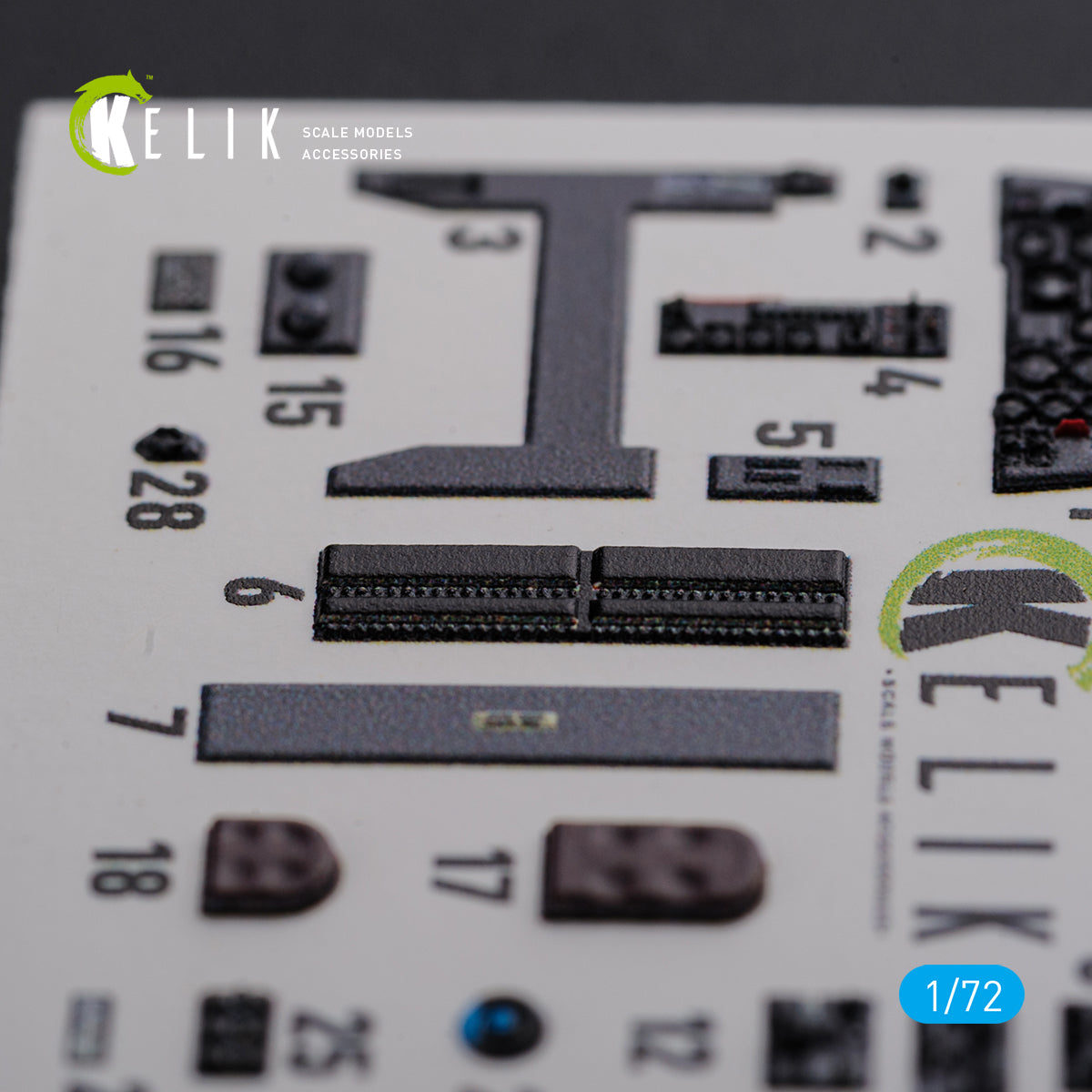 Kelik K3D72104 1:72 Heinkel He-219 UHU interior