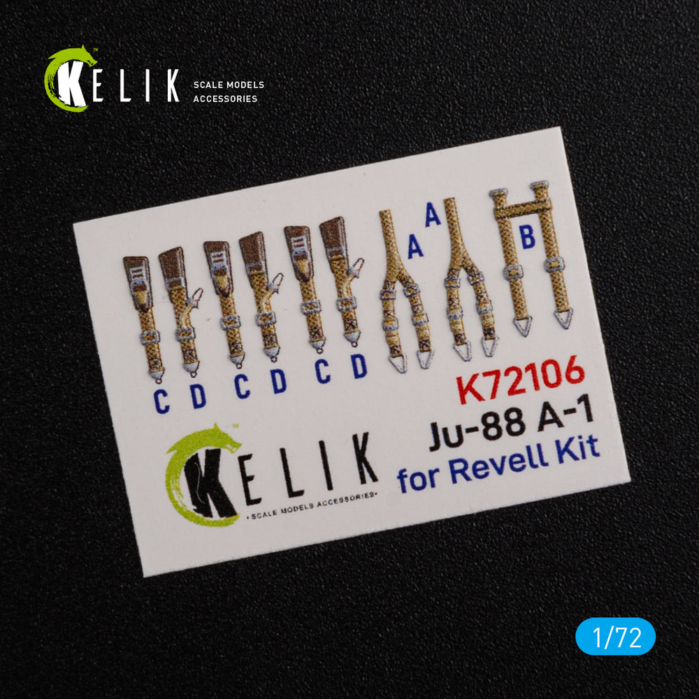Kelik K3D72106 1:72 Junkers Ju-88A-1 interior