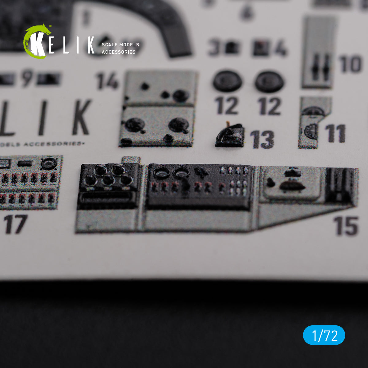 Kelik K3D72107 1:72 Mitsubishi Ki-21-1b/Ki-21-1a interior