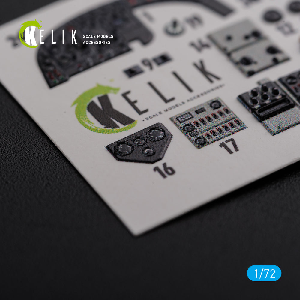 Kelik K3D72107 1:72 Mitsubishi Ki-21-1b/Ki-21-1a interior