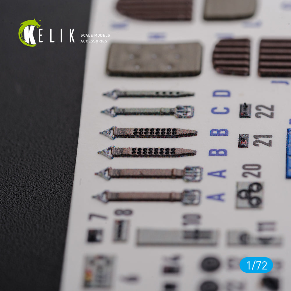 Kelik K3D72107 1:72 Mitsubishi Ki-21-1b/Ki-21-1a interior