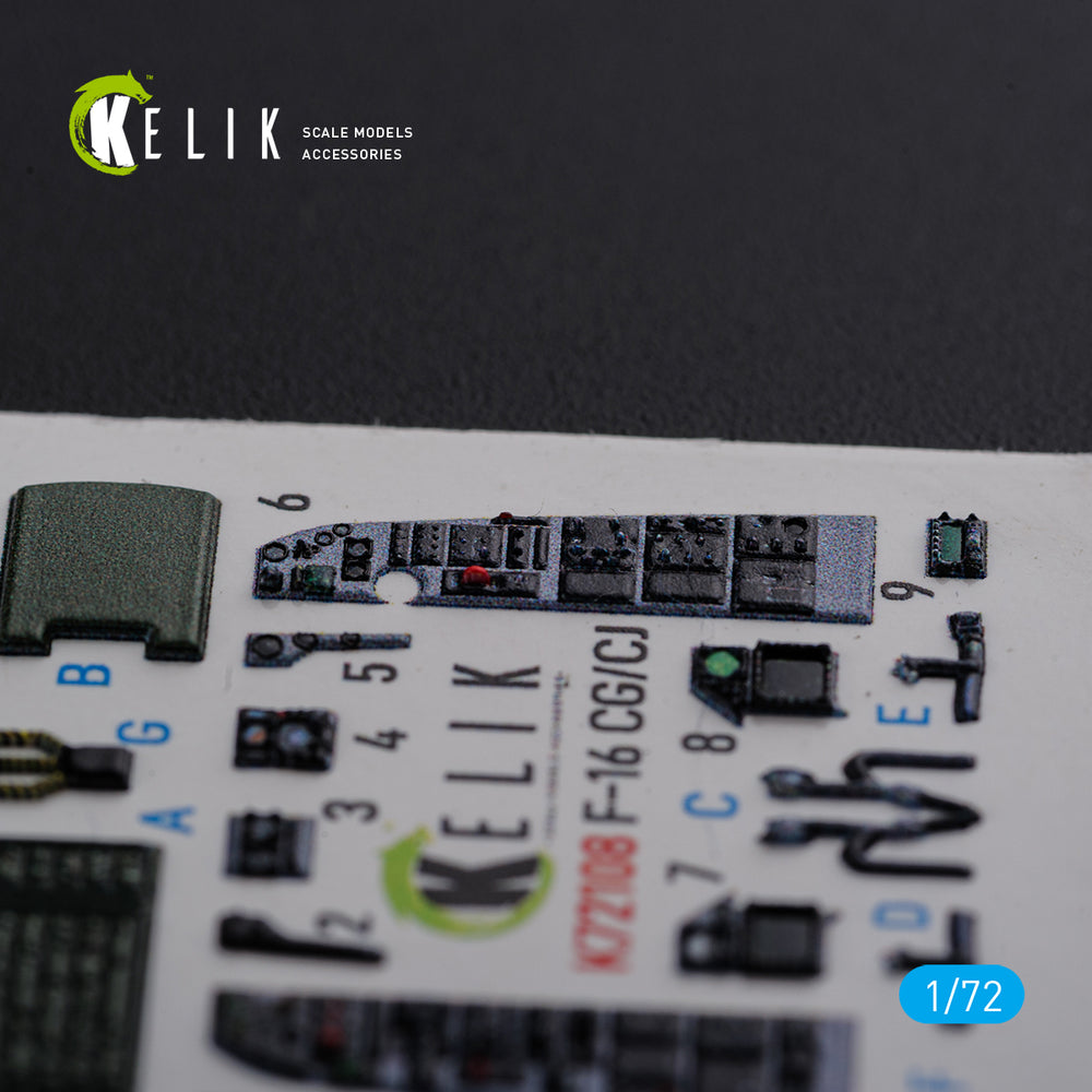 Kelik K3D72108 1:72 Lockheed-Martin F-16CG/CJ interior