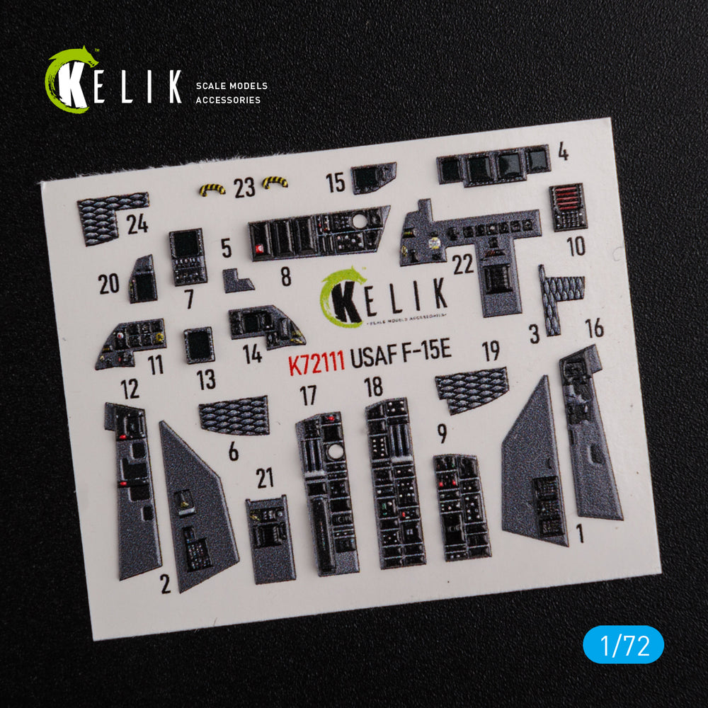 Kelik K3D72111 1:72 McDonnell F-15E interior