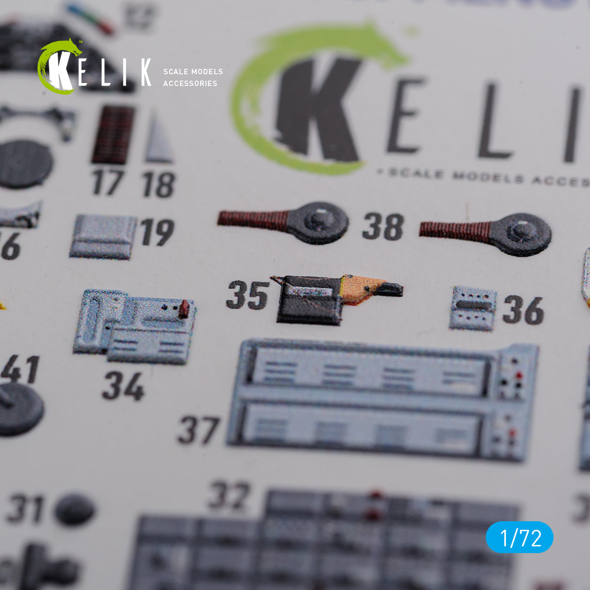 Kelik K3D72112 1:72 Convair F-106A Delta Dart interior