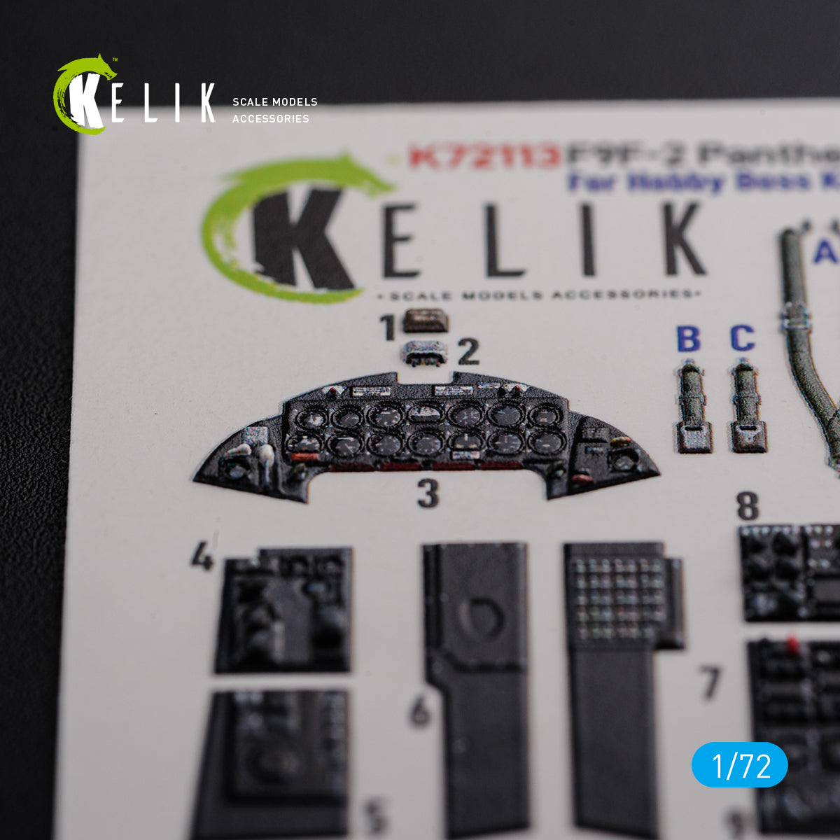 Kelik K3D72113 1:72 Grumman F9F-2 Panther interior
