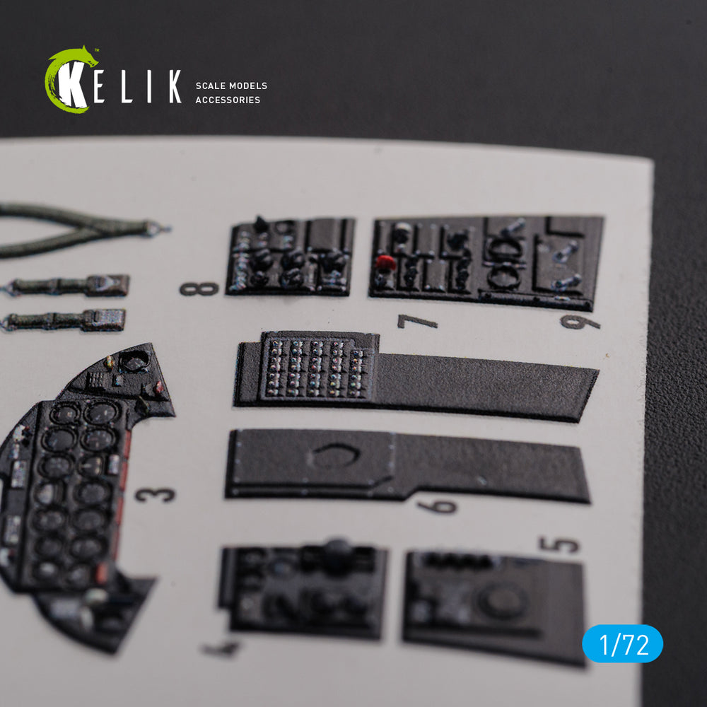 Kelik K3D72113 1:72 Grumman F9F-2 Panther interior