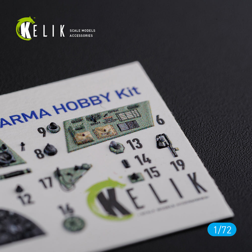 Kelik K3D72114 1:72 Hawker Hurricane Mk IIC interior