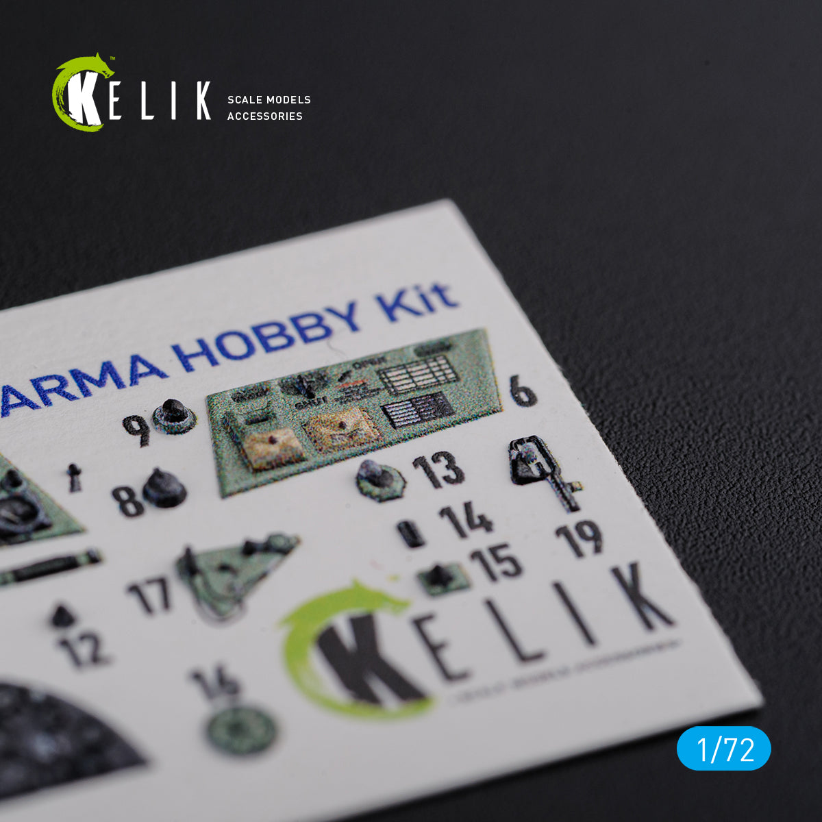 Kelik K3D72114 1:72 Hawker Hurricane Mk IIC interior